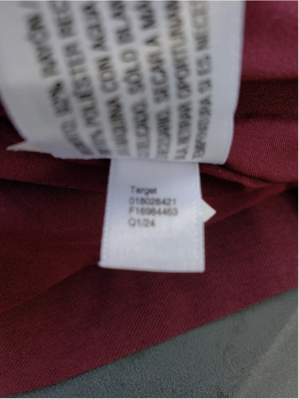 Women's a new day Burgundy Vest, Size XL - Picture 5 of 7
